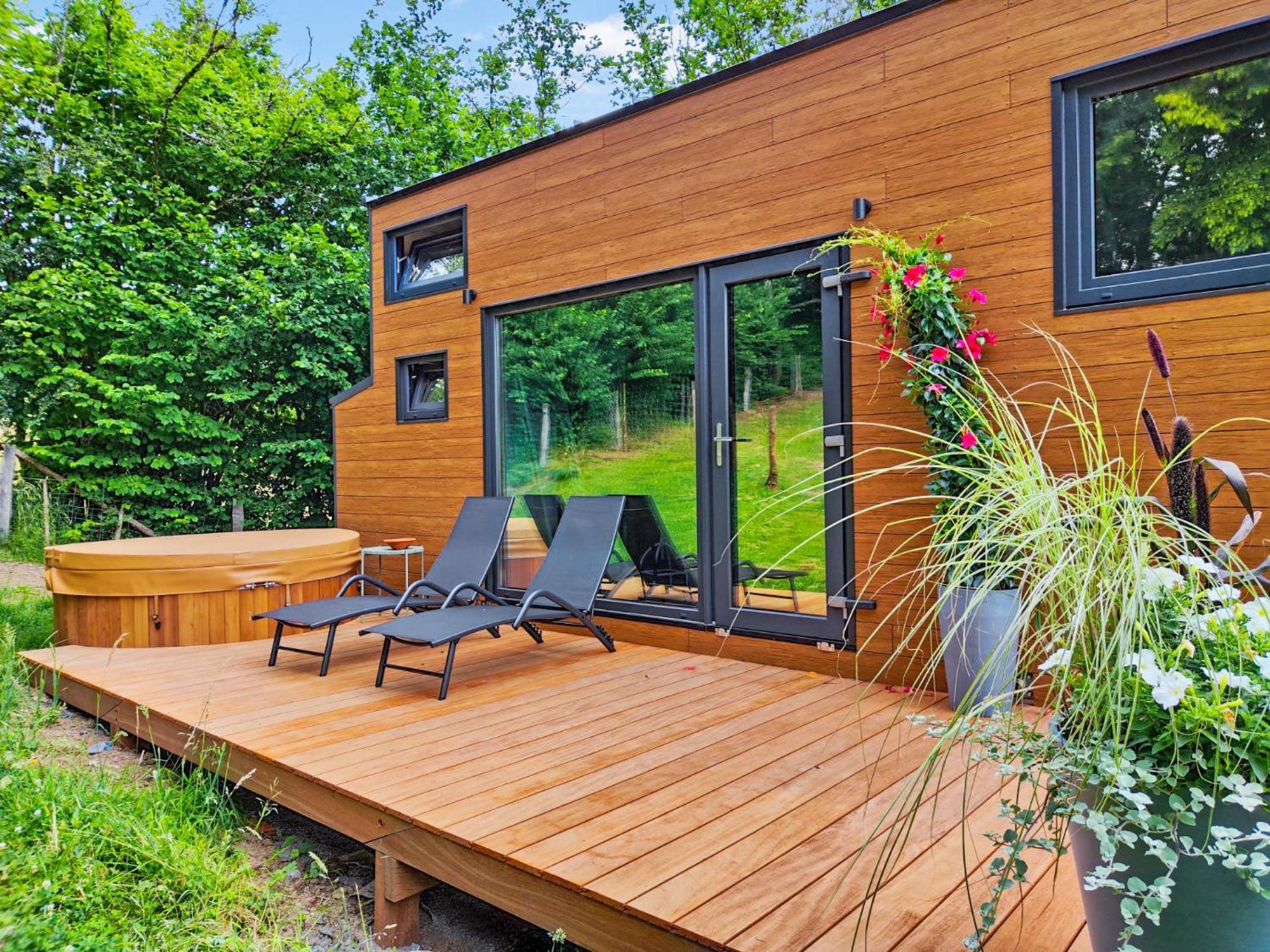 La Mini Maison Du Lama Libin Exteriér fotografie